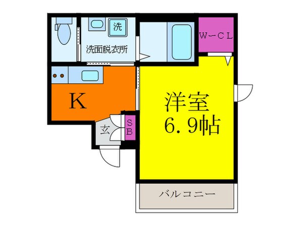 ヴェルドミール五番館の物件間取画像